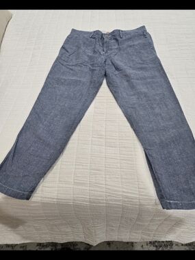 Levi's Light Blue Denim-Style Casual Pants